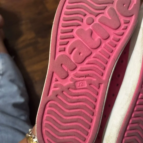 Native | Kids Pink and Purple Slip-On Sneakers - Picture 7 of 8